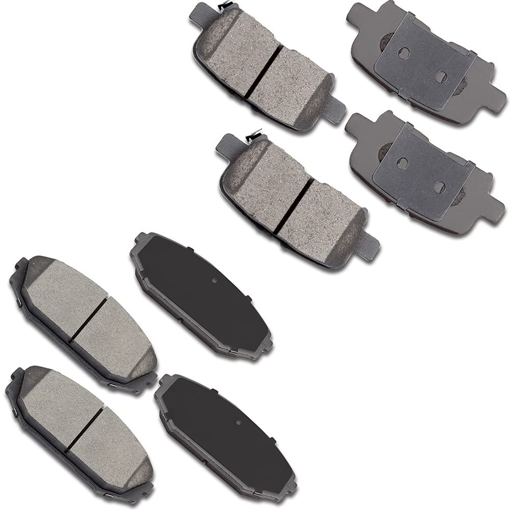 Front And Rear Ceramic Brake Pad Set 8pcs D793 D865 For Acura Mdx 5l 2001 2002 Honda Odyssey 3 2004