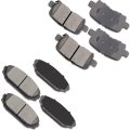 Front And Rear Ceramic Brake Pad Set 8pcs D793 D865 For Acura Mdx 5l 2001 2002 Honda Odyssey 3 2004 