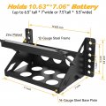 Metal Steel Battery Mounting Box Tray Bracket Diy Easy Bolt-in Overall Length Fits Up To A 10 63a 7 06a 5a Anti-corrosion No