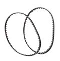 Sander Drive Belt Set Of 2 Fits Performax Jd3764u 3 X 21 High Strength Rubber Toothed Replacement 