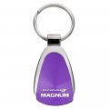 Au-tomotive Gold Teardrop Key Chain For Dodge Magnum Purple