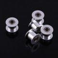 5pcs Belt Pulleys Synchronous Aluminum Toothless Timing Idler Pulley For 3d Printer 10mm Width