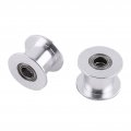 5pcs Belt Pulleys Synchronous Aluminum Toothless Timing Idler Pulley For 3d Printer 10mm Width