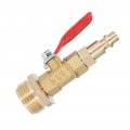 Oukens Brass Winterize Blowout Adapter 1 4in Quick Connect Plug And 3 Ght Thread Wintering Fitting Fit For Rv Yachts External