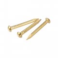 Uxcell Small Tiny Hardware Brass Nails 2mmx20mm Dxl For Diy Wooden Boxes Accessories 60pcs
