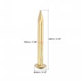 Uxcell Small Tiny Hardware Brass Nails 2mmx20mm Dxl For Diy Wooden Boxes Accessories 60pcs
