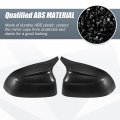 X Autohaux Pair Car Rear View Driver Passenger Side Mirror Cover Cap Overlay Black Carbon Fiber Pattern For Bmw X3 G01 Ix3 G08