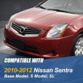 Ni2502196 Factory Style Halogen Headlight Assembly Compatible With Nissan Sentra Base S Sl 2010-2012 Driver Left Side Chrome