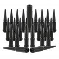 14x1 5 Wheel Lug Nuts 24pcs Closed Black Nut 4 0 90 Factory Replacement For Buick Cadillac Chevroletd Gmc For Saturn 
