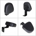 Black Driver Backrest Sissy Bar Back Rest Pu Pad Replacement For Honda Cmx 300 500 1100 2017-2022