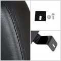 Black Driver Backrest Sissy Bar Back Rest Pu Pad Replacement For Honda Cmx 300 500 1100 2017-2022