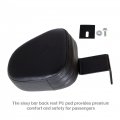 Black Driver Backrest Sissy Bar Back Rest Pu Pad Replacement For Honda Cmx 300 500 1100 2017-2022