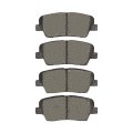 Rear Brake Pads For Genesis G80 2018 2019 2020 4000 Hybridynamic Series Mechanical Wear Sensor 1 90 Inner Height 4 60 In Width 