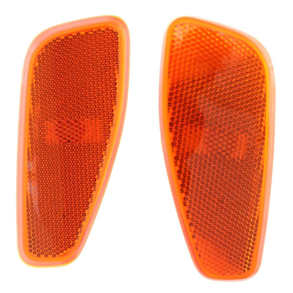 Front Side Marker Light Pair For Jeep Renegade 2015 To 2023 Amber Halogen Lens Capa Certified Replacement 68256050aa 68256049aa