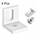 Uxcell Inside Corner Brace Angle Bracket Fastener L Shape 40mmx40mmx36mm With Screws And Nuts For 4040 Series Aluminum