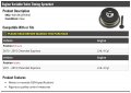 Vvt Engine Variable Valve Timing Sprocket Compatible With 2010-2015 Chevy Equinox 2 4l 4-cylinder