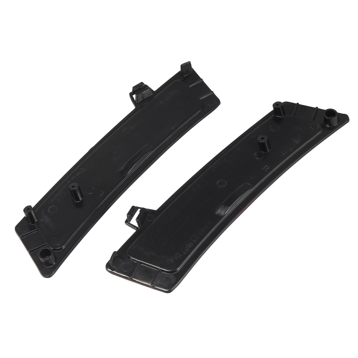 Pair 63147274433 Front Bumper Reflector Side Marker For Bmw Xdrive35d Xdrive35i Xdrive50i Replace Original Smoky Black