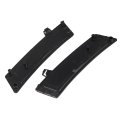 Pair 63147274433 Front Bumper Reflector Side Marker For Bmw Xdrive35d Xdrive35i Xdrive50i Replace Original Smoky Black