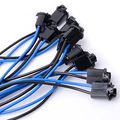 T10 W5w Led Bulb Socket Lamp Extension Holder Connector 12v Wedge Auto With 17cm Cable 10 Pack