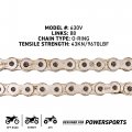 Niche 630 Drive Chain 88 Links O-ring With Connecting Master Link For Motorcycle Atv Dirt Bike