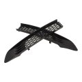 Front Grill Mesh Matte Black Bumper Split Type Air Intake Grille Cover Stylish Upgrade Scratch Proof For Teslas 3 2017-2023