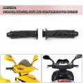 Minho Motorcycle Handle Grip In Rubber Material Compatible With Chinese Gy6 Scooter Moped Jonway 125cc 150cc Black Color