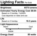 Satco S6446 Transitional Light Bulb In White Finish 57 59 Inches Color