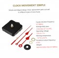 Tofficu Wall Silent Clock Movement Mechanism Battery Operated 12mm Shaft Quartz Motor Kit Mini Appendix
