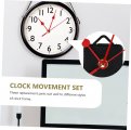 Tofficu Wall Silent Clock Movement Mechanism Battery Operated 12mm Shaft Quartz Motor Kit Mini Appendix