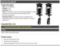 Front Strut And Coil Spring Assembly Set Of 2 Compatible With 2000-2005 Pontiac Bonneville Excludes Electronic Suspension