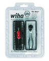 Wiha 74996 35 Piece Bit Ratchet Compact Storage Box Set