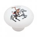 Gotham Decor Native American Indian Ceramic Drawer Knob 