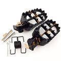 Tc-motor Aluminium Black Footpegs Pegs Footrest Foot Rest Folding Gear Shifter Lever Gearshifter For 50cc 90cc 110cc 125cc