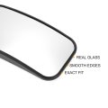 Car Rearview Left Driver Side Lower Part Mirror Glass Replacement W Backing Plate Convex Heated White For Mercedes Sprinter