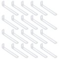 20 Pcs Adjustable Right Angle Brackets Slotted L-shape Corner 4 7 X1 2 X0 90 Degree Steel L Bracket Support For Shelves Wood 