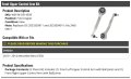 Front Upper Control Arm Kit 2 Piece For 2010-2014 Mercedes-benz E350 Fits 2wd Only