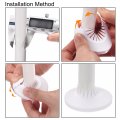 Uxcell Pipe Cover Decoration 15mm-25mm Pp Plastic Escutcheon Water Drain Line White 8pcs