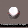 Uxcell Pipe Cover Decoration 15mm-25mm Pp Plastic Escutcheon Water Drain Line White 8pcs