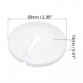 Pipe Cover Decoration 15mm-25mm Pp Plastic Escutcheon Water Drain Line White 8pcs