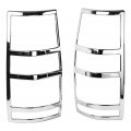 Razer Auto Chrome Tail Light Bezel Trim For 2007 To 2014 Chevy Suburban Or Tahoe 