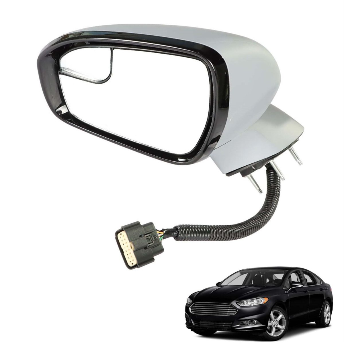 Driver Side Heated Mirror Memory Manual Fold 11 Wires For 2015 2016 2017 Fusion Fs7z17683cb-pfm Fo1320542 Replacement Assembly