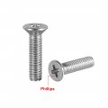 Uxcell M3x12mm Flat Head Machine Screws Phillips Cross Screw 304 Stainless Steel Fasteners Bolts 50pcs