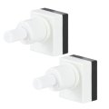 Dome Light Switch Kit 34404-sda-a21 2pcs Interior Bulb Fit For Tsx Ridgeline Push Button Mechanical Toggle Manual White 