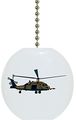 Military Helicopter Chopper Ceramic Fan Pull 