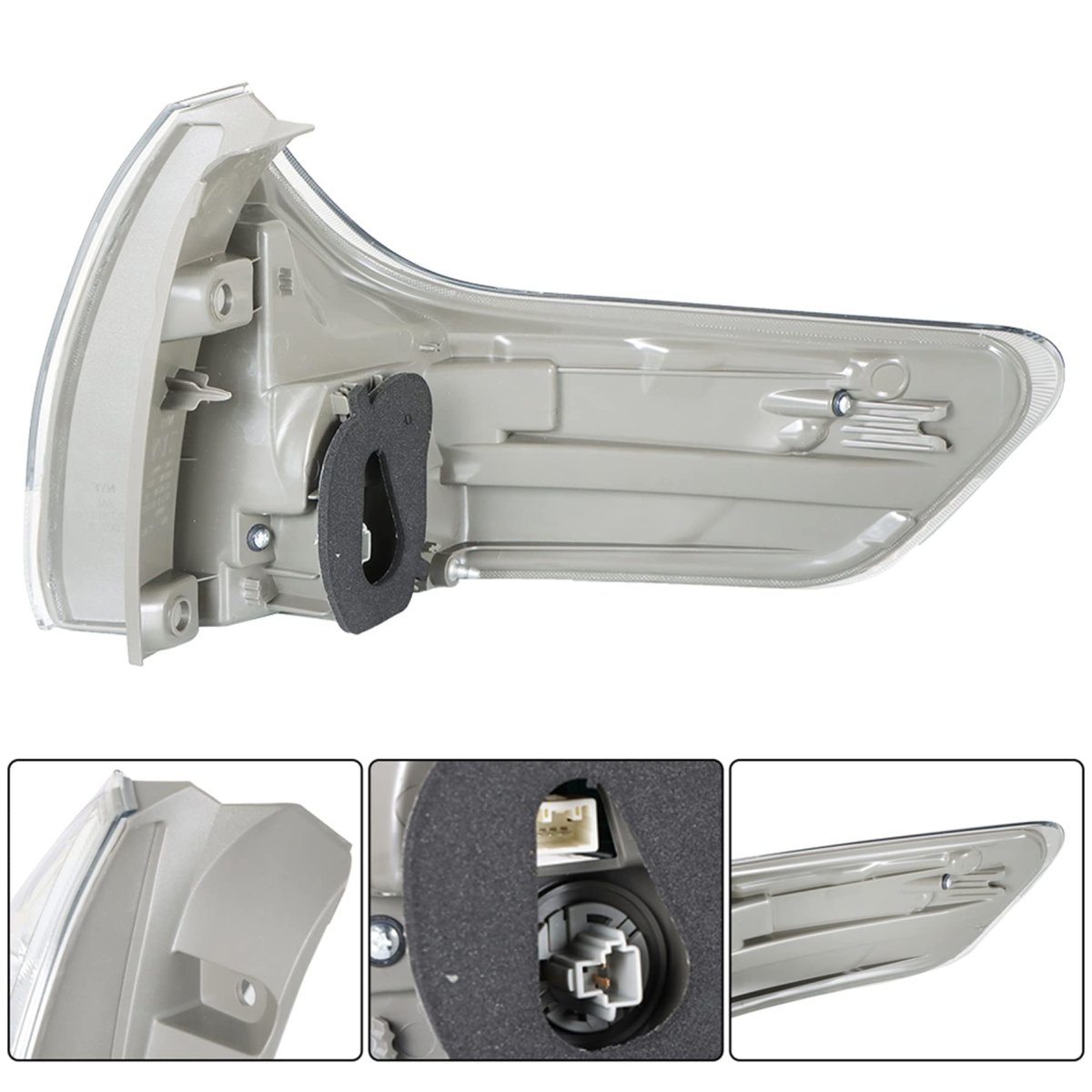 Outer Tail Light Assembly For Sienna 2011 2015 Left Driver Side Rear Lamp Replacement Chrome Housing Part Number 8156008040