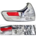 Outer Tail Light Assembly For Sienna 2011 2015 Left Driver Side Rear Lamp Replacement Chrome Housing Part Number 8156008040