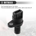 Motoforti Camshaft Position Sensor For Hyundai Accent 1 6l L4 2006-2011 Plastic Metal 39350-29600 Black
