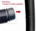 52mm 2 05inch Length Outer Diameter42mm 60mm 75mm Duct Joiner Connector Pipe For Eberspacher Webasto Heater Abs Plastic-1pk O D