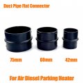 52mm 2 05inch Length Outer Diameter42mm 60mm 75mm Duct Joiner Connector Pipe For Eberspacher Webasto Heater Abs Plastic-1pk O D