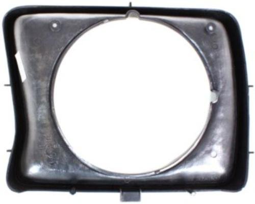Black Single Headlight Door For 1978 1979ord Bronco F 100 F Series Fo2513102 Waterproof Front Assembly